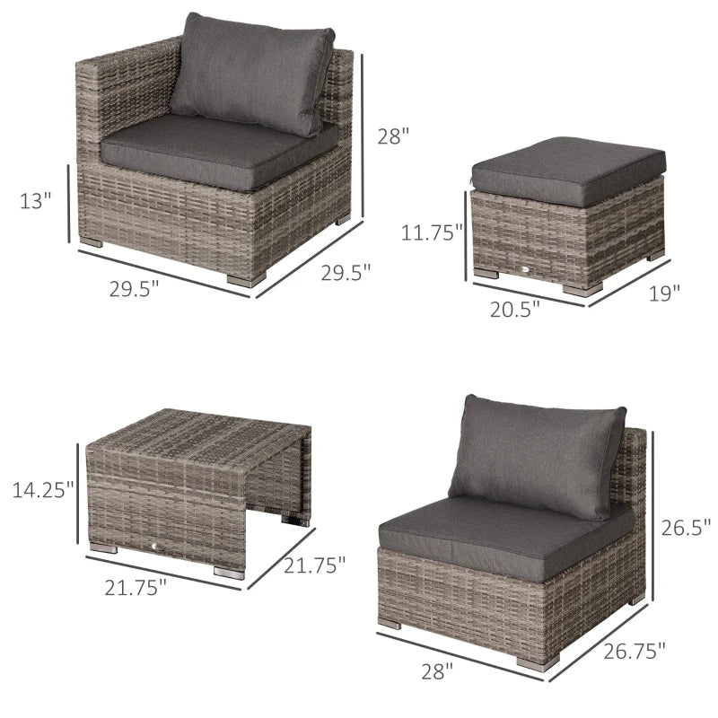 8pc Outdoor Patio Furniture Set
